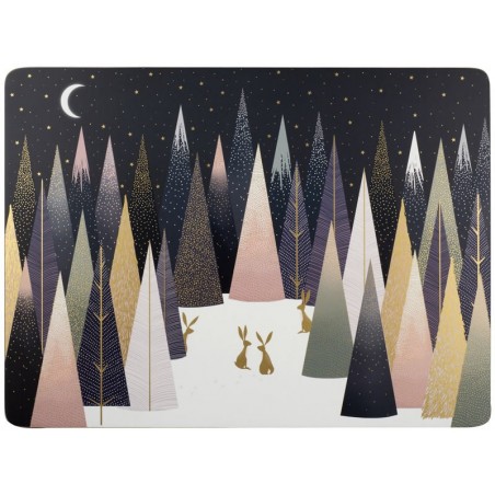 Frosted Pines Sara Miller Placemats Set