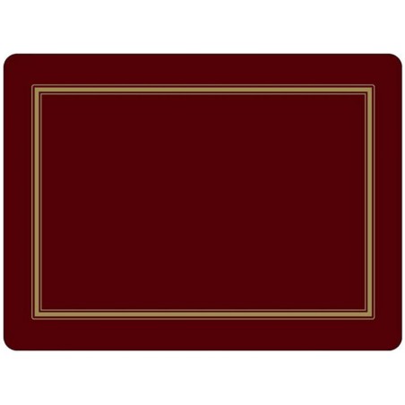 Classic Burgundy Pimpernel Placemats, Traditional