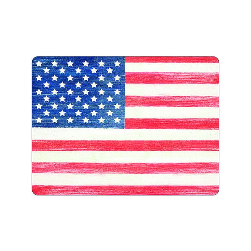 American Flag placemats, red white and blue retro design by Pimpernel