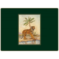 African Animals Lady Clare traditional placemats Tiger design