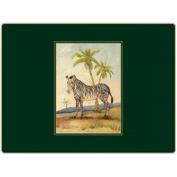 Zebra design African Animals Lady Clare traditional placemats