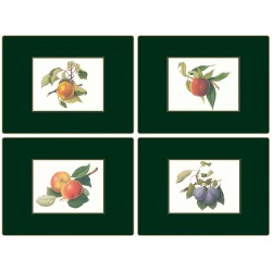 Set of 4 Hooker Fruits placemats, by Lady Clare of Britain