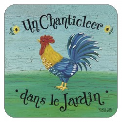 Pimpernel Dans Le Jardin Animal Coasters- Rooster design