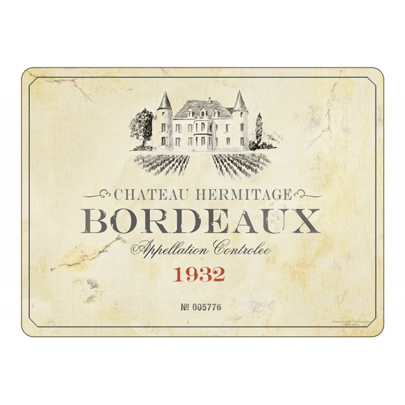 Wine Label Pimpernel Vin de France Placemats