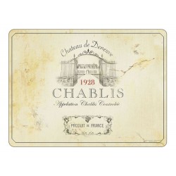 Chablis design Wine Label Pimpernel Vin de France Placemats