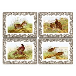 Spode Woodland Bird Placemats Corkbacked all 4 designs