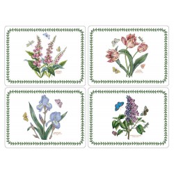 Corkbacked Botanic Garden Placemats all 4 floral images