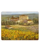 Landscape Placemats, Scenes of Town and Country